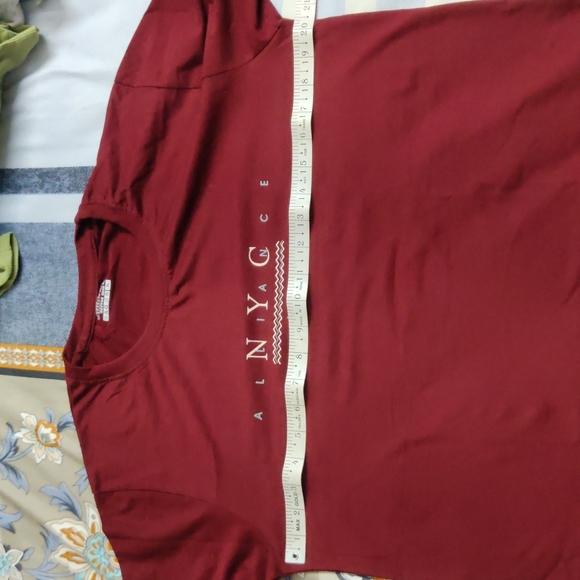 [NEW] Maroon cotton tshirt - Picture 6 of 8